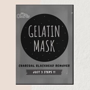 CEK BPOM Charlis Gelatin Mask Charcoal with Allantoin