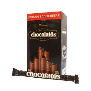 CEK BPOM Chocolatos Wafer Roll Cokelat