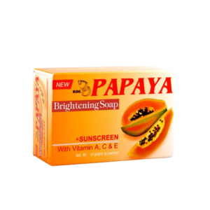 Cek Bpom Papaya Brightening Soap With Extract Papaya, Collagen, Mousturizing, Vitamin A, C Dan E