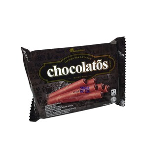 CEK BPOM Chocolatos Wafer Roll Cokelat (Dark)