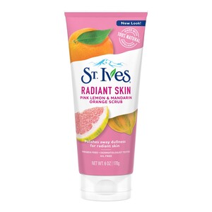 CEK BPOM ST Ives Radiant Skin Scrub Pink Lemon & Mandarin