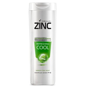 CEK BPOM Zinc Anti Dandruff Shampoo Refreshing Cool ( Green Tea Mint )