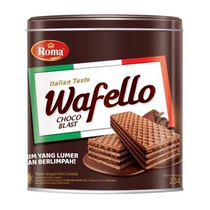 CEK BPOM Wafello Wafer dengan Krim Cokelat