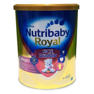 Nutribaby Royal Pepti Formula Bayi Untuk Keperluan Medis Khusus Berbasis Protein Susu Sapi Terhidrolisis Ekstensif Untuk Bayi Usia 0-12 Bulan