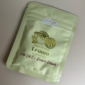 Cek Bpom Wash Off Mask Lemon With Licorice Extract & Vitamin C Camille